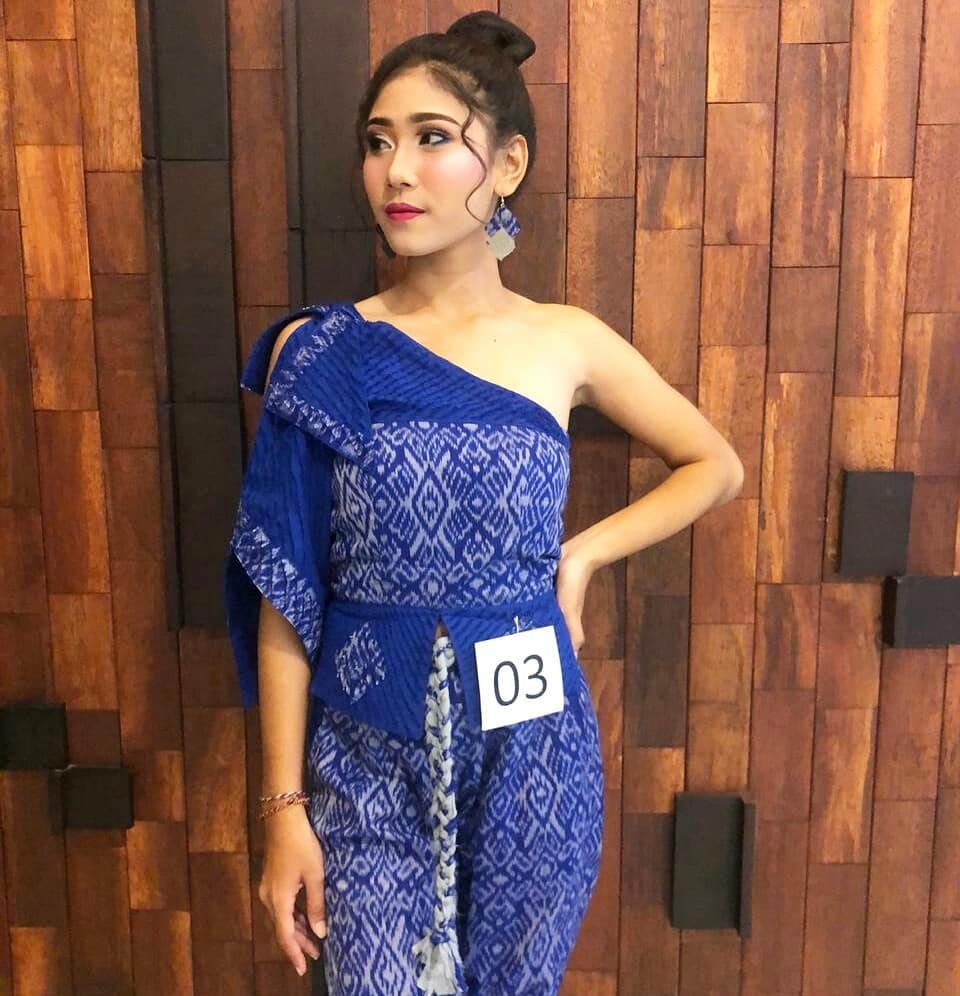 68. Ni Putu Riska Ayungga A.W.P. - Juara Harapan 3 Lomba Fashion Casual Endek Modifikasi